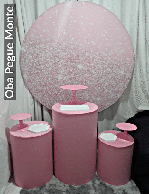 Grab and Mount Theme - pink glitter - playground RJ