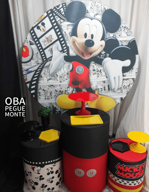 Kit Pegue e Monte Tema Mickey