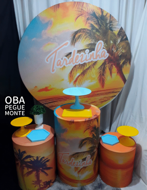 Kit Pegue e Monte Decoração tardezinha
