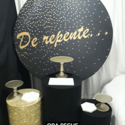 Tema De Repente - Trio de Cilindro 2 Pretos e 1 dourado - Pegue e Monte