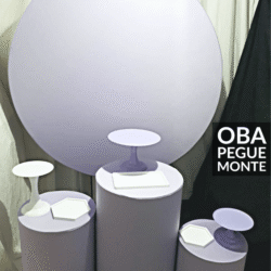Kit Pegue e Monte Tema Lilás