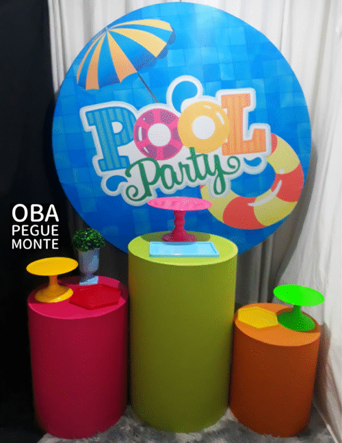 Take and Mount Pool Party Decoration Kit
