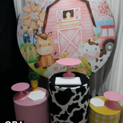 Kit Pegue e Monte Fazendinha Rosa