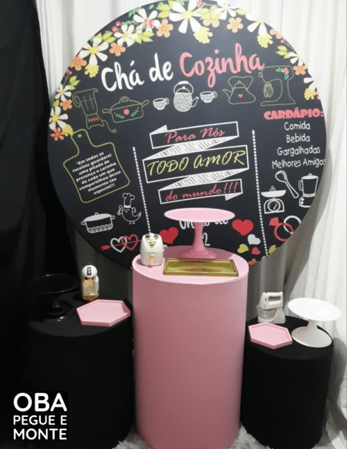 Pegue e monte chá de cozinha
