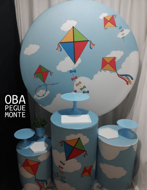 Kit pegue e monte Pipa - Decoração