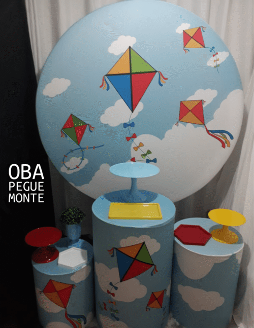 Kit pegue e monte Pipa - Decoração