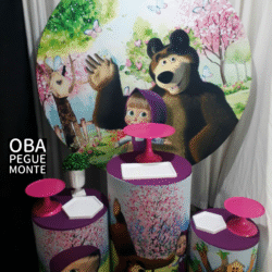 Pegue e monte decoração marcha e o urso