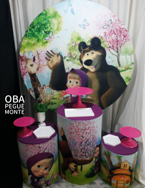 Collect and assemble march and bear decoration
