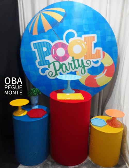 Take and Mount Pool Party Decoration Kit