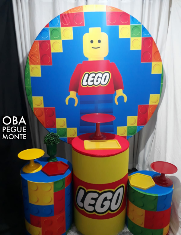Tema Pegue e Monte Decoração Lego