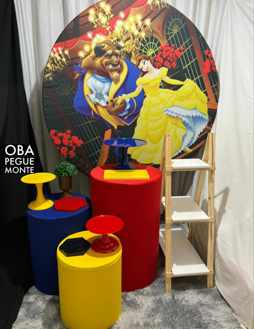 Pick Up and Ride Beauty and the Beast + Stepladder