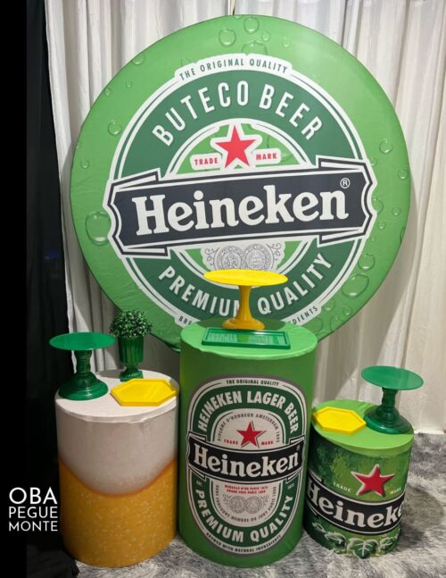 Pegue and mound Heineken
